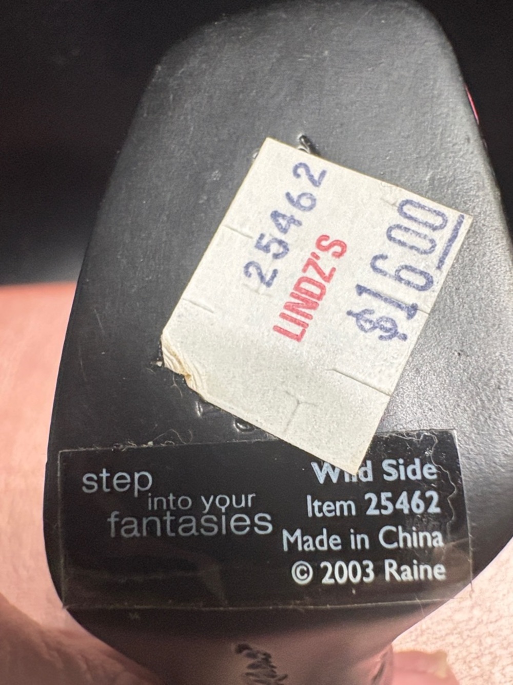 Just The Right Shoe Black and Pink Zebra Heels - Picture 5 of 5